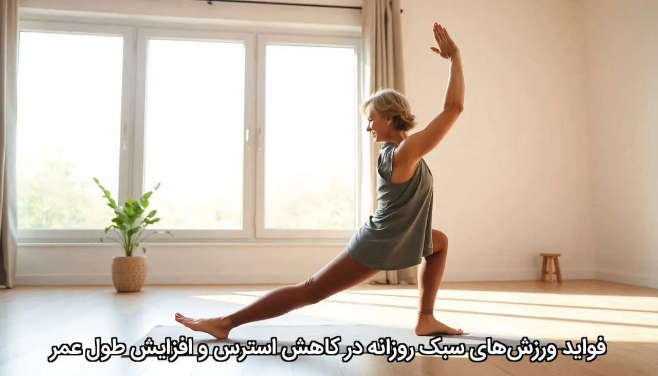 فواید ورزش‌های سبک روزانه در کاهش استرس و افزایش طول عمر
