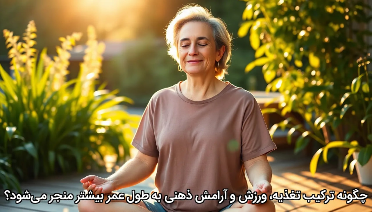 چگونه ترکیب تغذیه، ورزش و آرامش ذهنی به طول عمر بیشتر منجر می‌شود؟