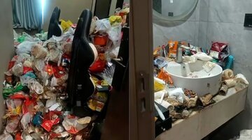 تصاویری عجیب از اتاق یک گیمر چینی در هتل + عکس تصاویری عجیب از اتاق یک گیمر چینی در هتل + عکس