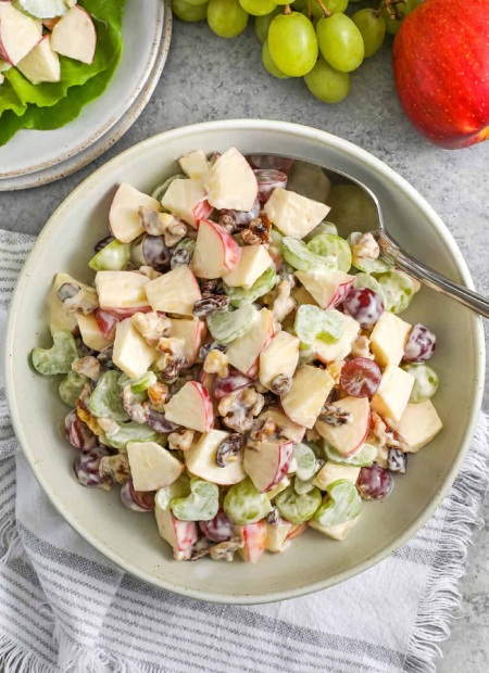 آموزش درست کردن سالاد والدورف