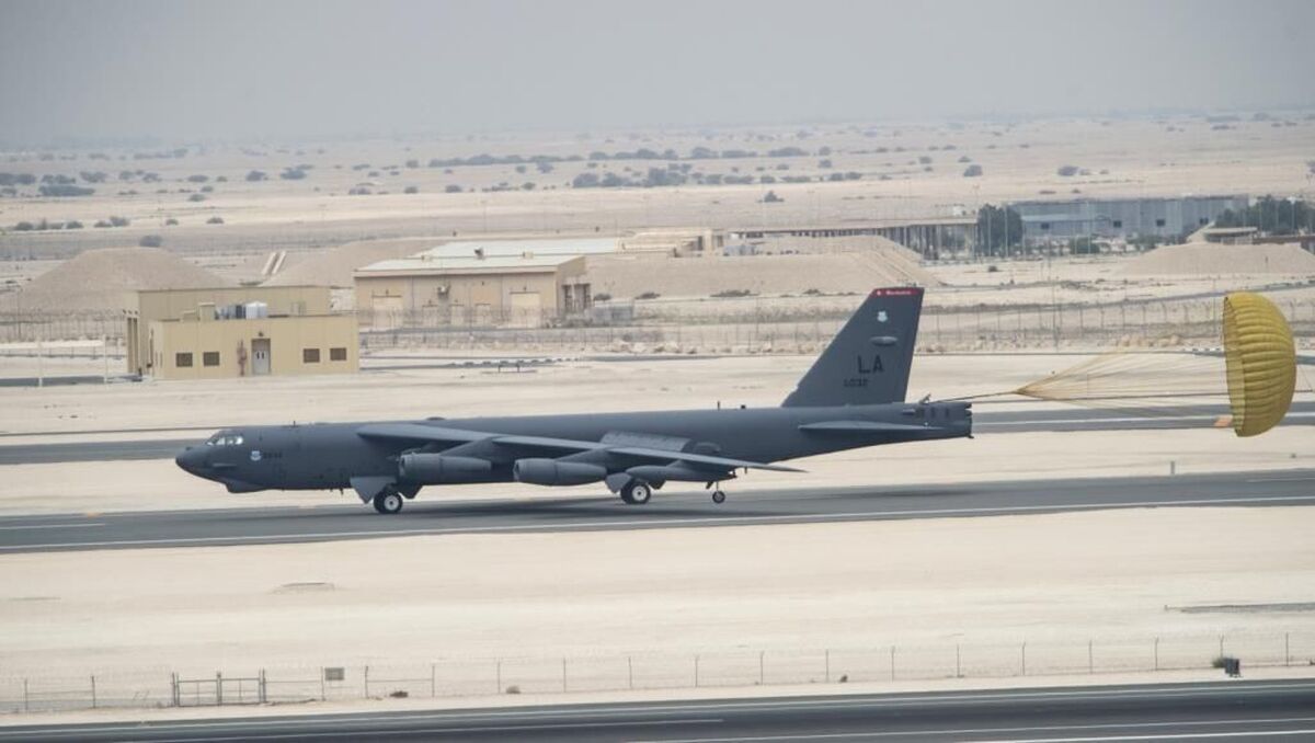 آمریکا عمده تجهیزات خود را از پایگاه العدید قطر خارج کرد+ عکس