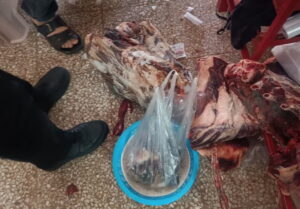 نظرعلیان: ۱۵۰ کیلوگرم گوشت غیرقابل مصرف در ایجرود کشف و ضبط شد