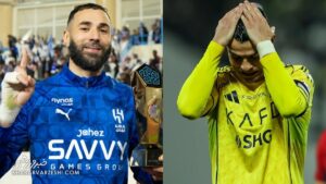 کنایه کریم بنزما به رونالدو درمورد انتقال به الهلال