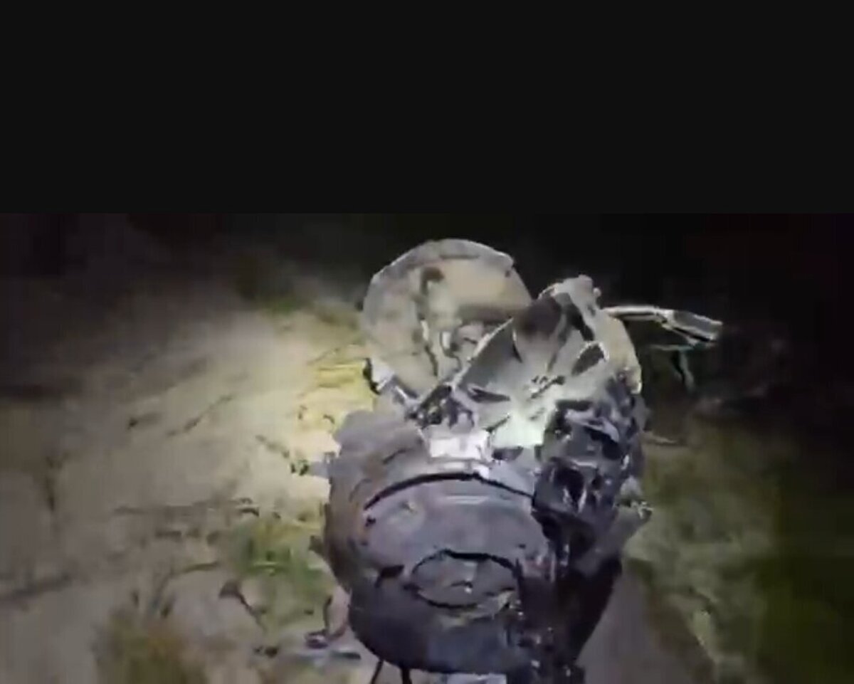 شکار پهپاد هرمس مسلح در آسمان تهران توسط پدافند سپاه