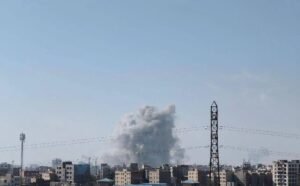 فوری / بمباران مناطقی در غرب تهران + عکس