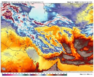 ورود سامانه بارشی جدید از روز شنبه؛ سواحل خزر گرم‌تر می‌شود