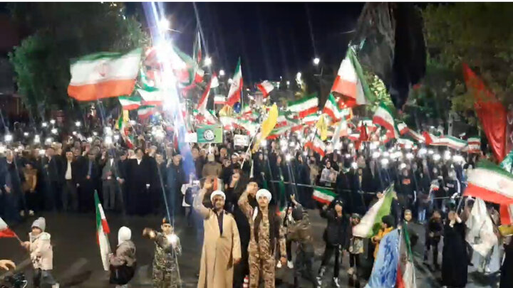 پنجاه و هفتمین شب از قیام مردم شهرستان سلماس