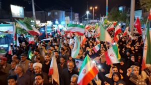 پنجاه و یکمین شب ایستادگی مردم قزوین در خیابان