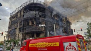 تعداد مصدومان و کشته شدگان حریق یک پاساژ در تهران اعلام شد