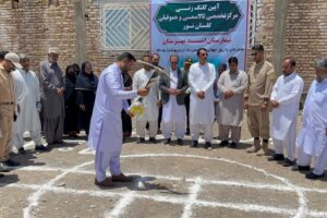 کلنگ‌زنی مرکز تخصصی تالاسمی و هموفیلی در مهرستان