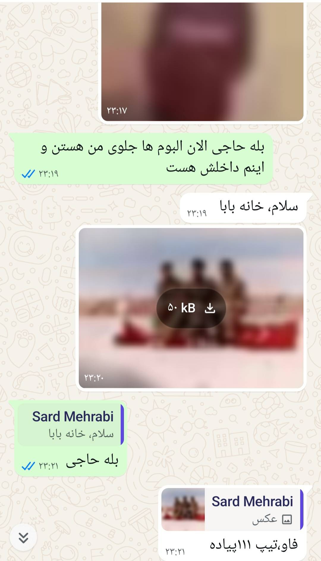 حاج‌غلام محرابی، مرد باوقارِ جبهه‌های نبرد بود