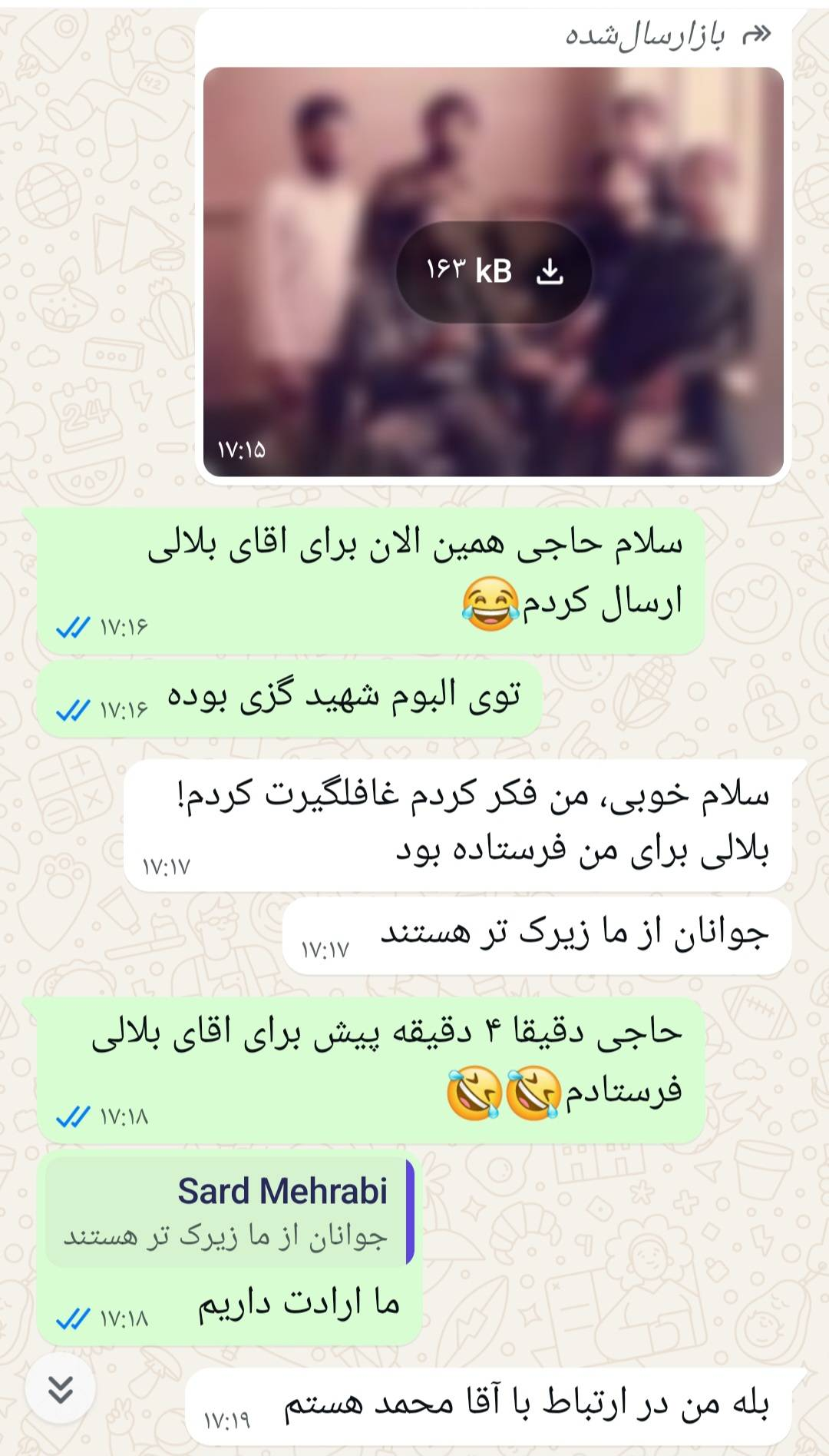 حاج‌غلام محرابی، مرد باوقارِ جبهه‌های نبرد بود