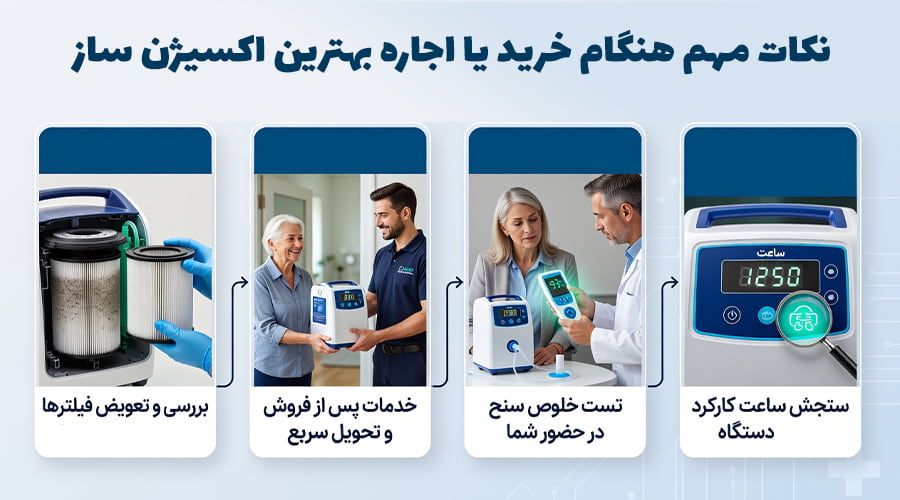 نکات مهم خرید و اجاره دستگاه اکسیژن ساز