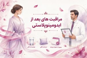 مراقبت های بعد از ابدومینوپلاستی؛ راهنمای کامل برای بهبودی سریع‌تر