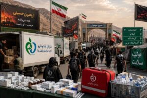 تامین پایدار دارو و تجهیزات پزشکی در مرز مهران و شلمچه