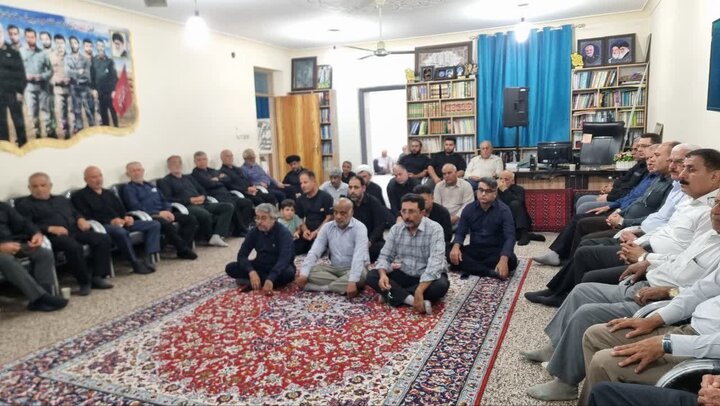 مراسم سوگواری سالروز شهادت  امام رضا(ع) در گناوه برگزار شد